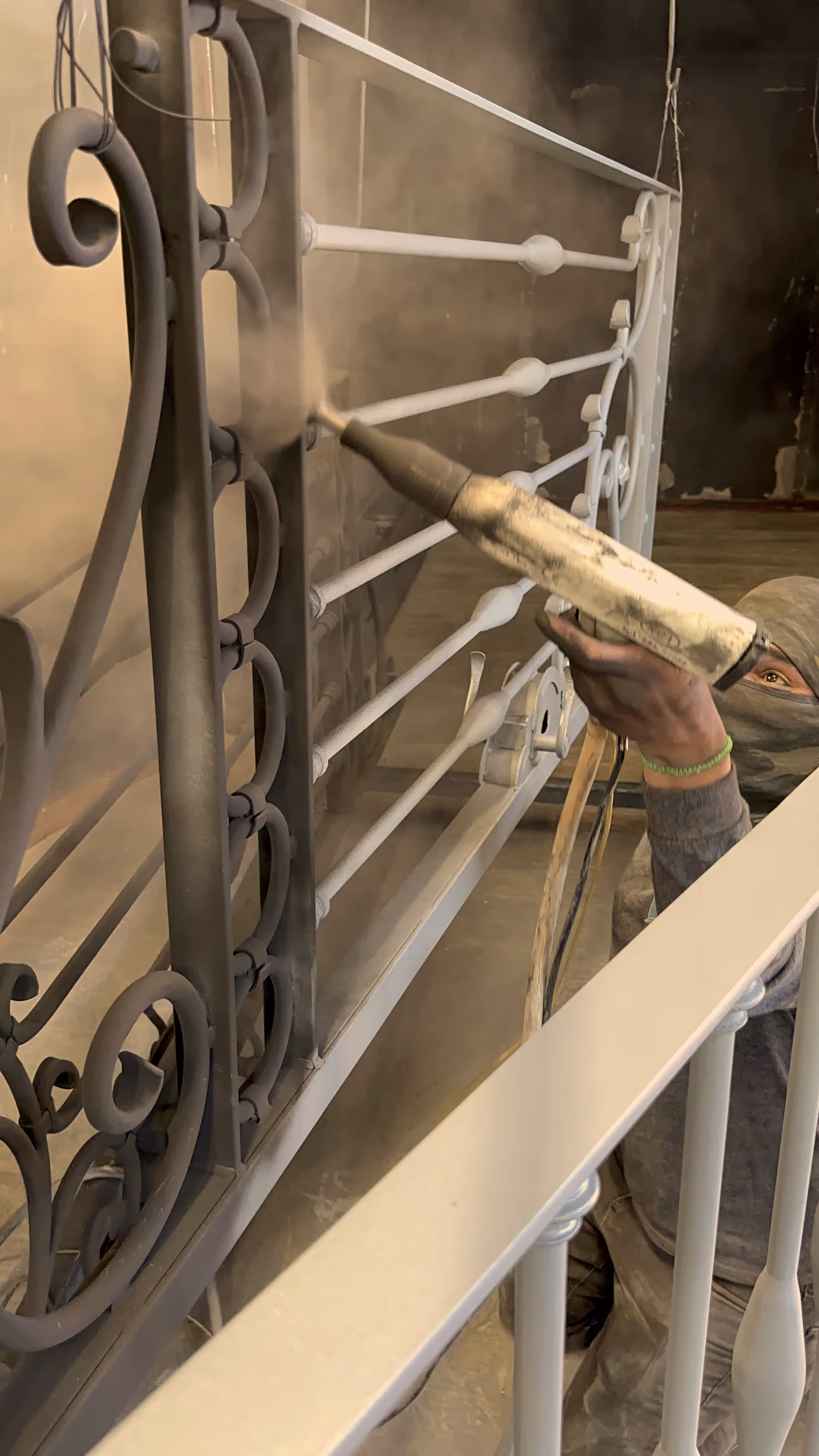 Sandblasting de metal