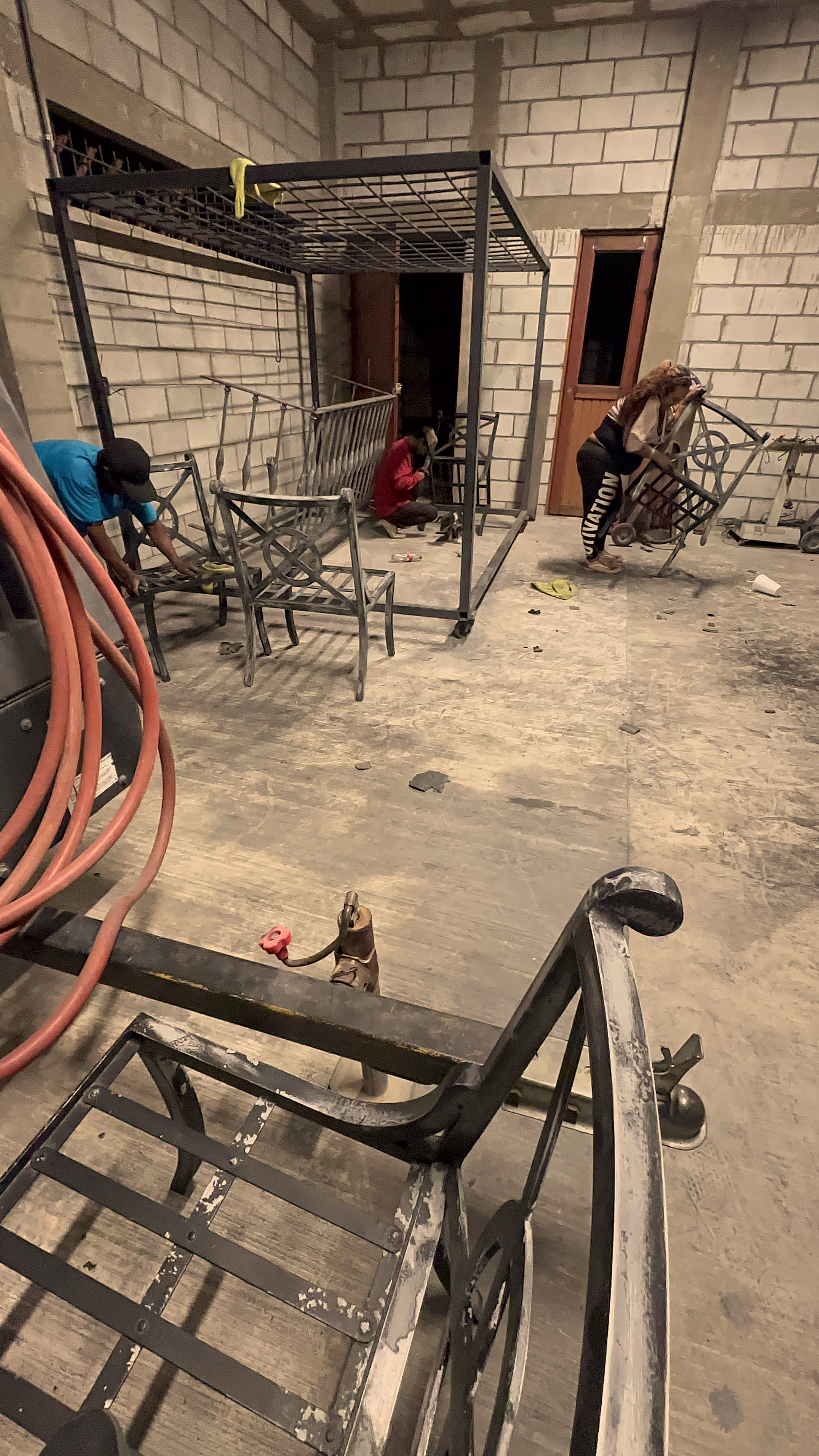 Trabajo en taller Sandblasting Cabo